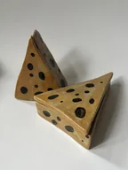 Figurki dekoracyjne - Szkatułka Ser szwajcarski duży - miniaturka - grafika 1