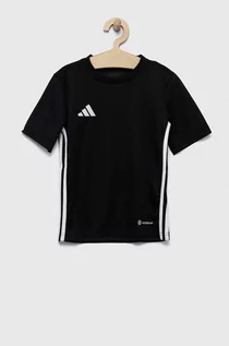 Koszulki dla dziewczynek - adidas Performance t-shirt dziecięcy TABELA 23 JSY Y kolor czarny wzorzysty - grafika 1