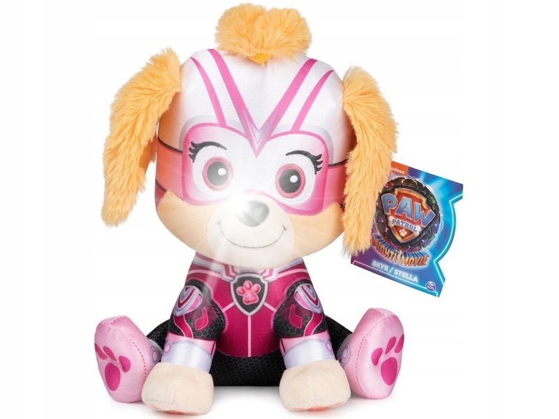 PSI PATROL THE MIGHTY MOVIE MASKOTKA KOSMICZNA SKYE PLUSZAK 22 CM PIESEK