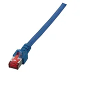 Kable miedziane - EFB Elektronik K5513.0,15 kabel sieciowy Niebieski 0,15 m Cat6 S/FTP (S-STP) K5513.0,15 - miniaturka - grafika 1