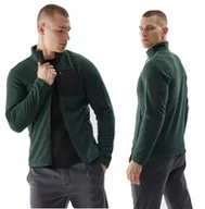 Bluzy męskie - Męski polar bluza 4F FLEM201 40S zielony XXL - miniaturka - grafika 1