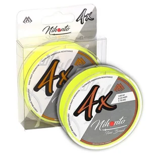 Mikado plecionka Fine Braid 0,23 150m Fluo Gratis - Żyłki wędkarskie - miniaturka - grafika 1