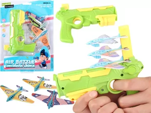 PISTOLET NA SAMOLOTY Wyrzutnia Samolotów 3xSamolot - Samoloty i helikoptery - miniaturka - grafika 1