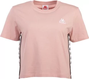 Kappa, T-shirt damski sportowy Regular Fit, 313021-14-1909, Rozmiar S, Różowy - Koszulki i topy damskie - miniaturka - grafika 1