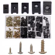 Akcesoria motoryzacyjne - WKRĘTY PODKŁADKI DO KAROSERII ZDERZAKA ZESTAW x170 SPINKI MOCOWANIA UCHWYTY - miniaturka - grafika 1