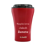 Kubki termiczne - Kubek do kawy Dr.Bacty Apollo - 227 ml - czerwony - Z twoim grawerem - miniaturka - grafika 1