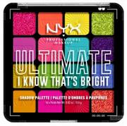 Cienie do powiek - NYX Professional Makeup - ULTIMATE - SHADOW PALETTE - Paleta 16 cieni do powiek - 04 I KNOW THAT''S BRIGHT - 16 x 0,8 g - miniaturka - grafika 1