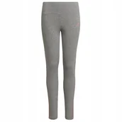 Legginsy - 170 cm Legginsy adidas 3S Tight Jr HD4368 szary 170 cm - miniaturka - grafika 1