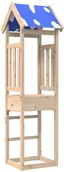 Place zabaw - vidaXL Wieża zabaw Brązowy 52.5 x 46.5 x 208 cm Lekkie drewno sosnowe - miniaturka - grafika 1