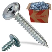 Wkręty - WKRĘTY PODKŁADKOWE OCYNKOWANE WPC 4,2x40 mm 400szt - miniaturka - grafika 1