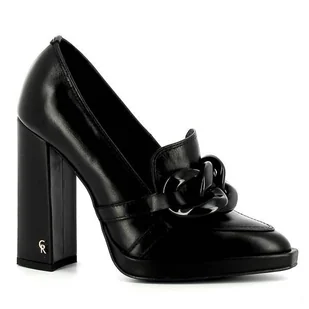 Czarne czółenka damskie CARINII - Carinii - Półbuty damskie - miniaturka - grafika 1