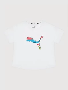 Koszulki dla chłopców - Puma T-Shirt Celebration 584188 Biały Regular Fit - grafika 1