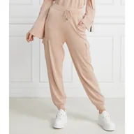 Spodnie damskie - Liu Jo Sport Spodnie dzianinowe | Regular Fit - miniaturka - grafika 1