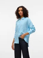 Bluzki damskie - Vero Moda Koszula w kolorze błękitnym - miniaturka - grafika 1