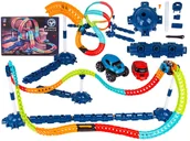 Pociągi dla dzieci - Elastyczny Tor Samochodowy, Wyścigowy 144 Elementy - miniaturka - grafika 1