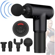 Zabawki interaktywne dla dzieci - Pistolet do masażu masażer do pleców ciała akumulator massage gun pro mocny - miniaturka - grafika 1
