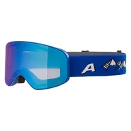 Gogle i okulary motocyklowe - Dziecięce Gogle ALPINA FERNIE Q-LITE A7300881 – Niebieski - miniaturka - grafika 1