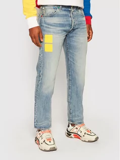 Spodnie męskie - Levi's Jeansy Straight Fit LEGO 501 79830-0087 Niebieski Straight Fit - grafika 1