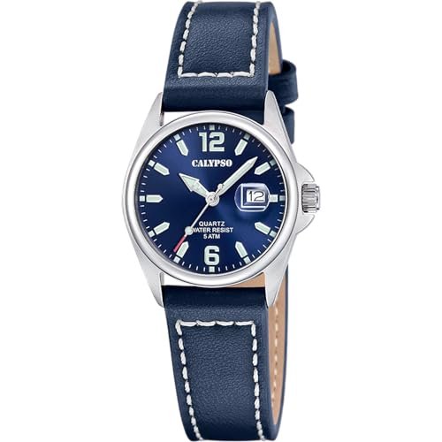 Calypso Dress Watch K5871/3, niebieski, pasek, Niebieski, pasek