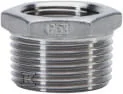 Łączniki, trójniki, kształtki - Złączka gwintowana ze stali nierdzewnej redukcyjna nakrętno-wkrętna 1 1/2" x 1 1/4" - miniaturka - grafika 1