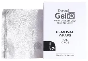 Zmywacz do żelu Beter Depend Quitaesmalt Gel Iq 10 Banda (41505) (7391715029053) - Zmywacze i cleanery do paznokci - miniaturka - grafika 1