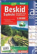 Przewodniki - Mapa turystyczna Beskid Sądecki 1:250 000 + atlas samochodowy - miniaturka - grafika 1