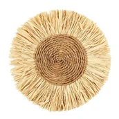 Dekoracje domu - Dekoracja z Rafii okrągła 37cm - miniaturka - grafika 1