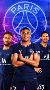 PODKŁADKA POD MYSZ Z Nadrukiem 22x18 cm Kylian Mbappe PSG Tekst Prezent - Podkładki pod mysz - miniaturka - grafika 1