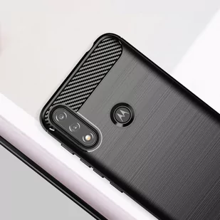 Etui Carbon Case Braders do Motorola Moto E7i Power czarny - Etui i futerały do telefonów - miniaturka - grafika 4