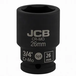 Nasadka udarowa 3/4" 26mm 6-kątna - Klucze i nasadki - miniaturka - grafika 1