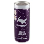Napoje energetyczne i izotoniczne - Komodo Napój energetyczny Czarna Porzeczka 250 ml - miniaturka - grafika 1
