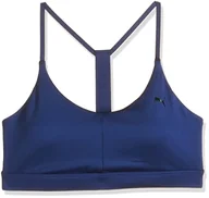 Biustonosze - PUMA Biustonosz sportowy z paskiem o niskim uderzeniu Różowa Chmura XL - miniaturka - grafika 1