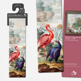 Zakładka Classics magnetyczna Ptaki nad potokiem - IF - Zakładki do książek - miniaturka - grafika 1