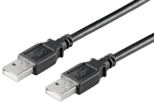 Kabel USB MicroConnect USB2.0 A-A 1M M-M BLACK USBAA1B - Kable USB - miniaturka - grafika 1