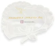 Ubranka do chrztu - Szatka do Chrztu - Serce z haftem - miniaturka - grafika 1