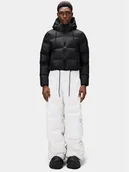 Kurtki damskie - Rains Kurtka zimowa 15150 Czarny Regular Fit - miniaturka - grafika 1