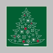 Pasmanteria - Haft Krzyżykowy - Zestaw Do Haftu - Kartka - Choinka - miniaturka - grafika 1