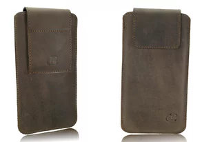 Etui wsuwka do Asus Zenfone 5 kabura na pasek skóra - Etui i futerały do telefonów - miniaturka - grafika 1
