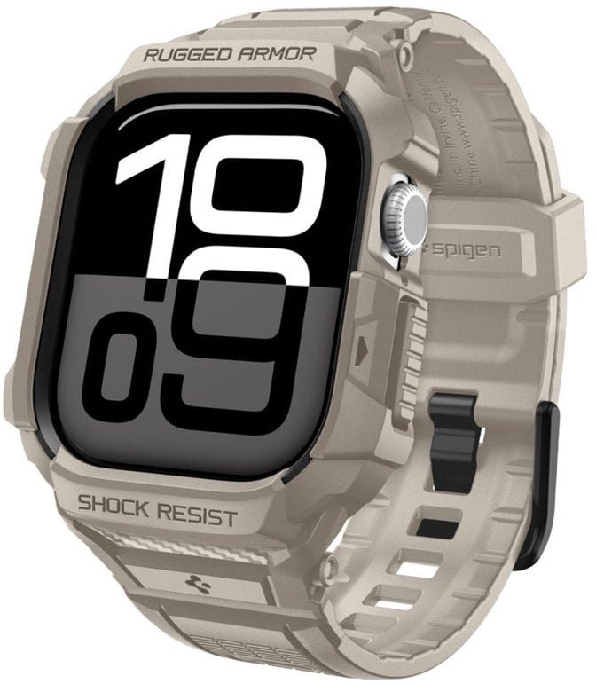 SPIGEN RUGGED ARMOR ”PRO” V2 APPLE WATCH 10 / 11 46 MM DUNE BEIGE