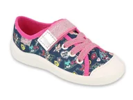 Kapcie damskie - Befado buty kapcie trampki pantofle dla dziewczynki - 25 - miniaturka - grafika 1