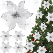 Ozdoby bożonarodzeniowe - Gwiazda Betlejemska Na Choinkę Kwiaty 6Szt [31Mk] - miniaturka - grafika 1