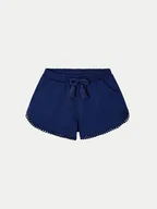 Spodenki damskie - Mayoral Szorty sportowe 607 Granatowy Regular Fit - miniaturka - grafika 1