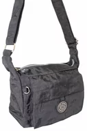 Torebki damskie - Stylowa Pozioma Torba Mała Na Ramię Bag Street NR 2251 CZARNY 17 x 7 x 15 [cm] - miniaturka - grafika 1