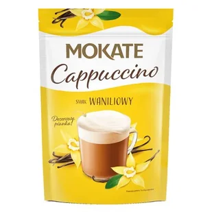 Mokate CAPPUCCINO O SMAKU WANILIOWYM 110G zakupy dla domu i biura 3200728 - Kawa - miniaturka - grafika 1