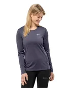 Koszulki i topy damskie - Jack Wolfskin Damska koszulka turystyczna Sky Thermal L/S W - miniaturka - grafika 1