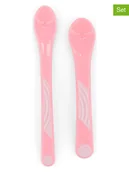 Sztućce dla dzieci - Twistshake Łyżki (2 szt.) w kolorze jasnoróżowym - miniaturka - grafika 1