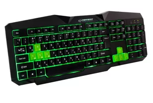 EGK201GUA Esperanza klawiatura przewod. gaming led usb tirions zielona ua - Klawiatury - miniaturka - grafika 1