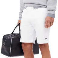 Spodnie sportowe męskie - Spodenki Lacoste GH9627-001 - białe - miniaturka - grafika 1