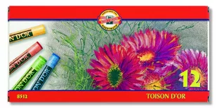 Koh-I-Noor pastele szkolne, 12 kolorów - Kredki, ołówki, pastele i pisaki - miniaturka - grafika 2