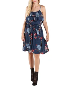 Sukienka damska Pepe Jeans Flore w kwiaty-L - Sukienki - miniaturka - grafika 1